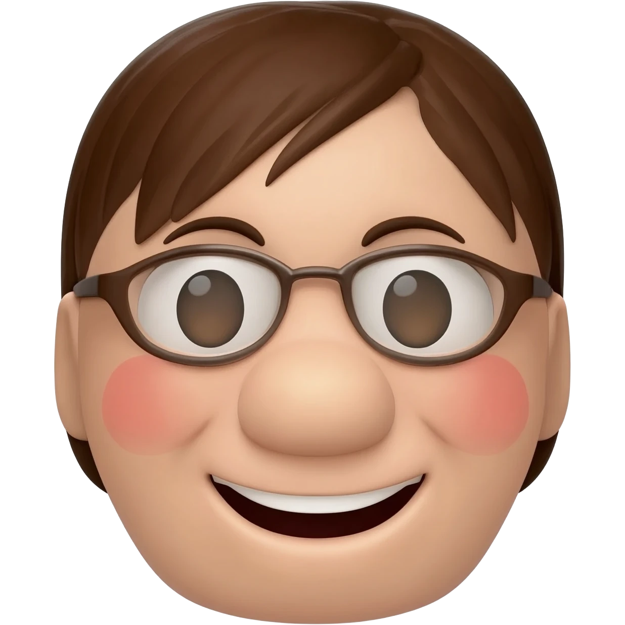 ESTE MISMO EMOJI JUNTO UNA NIÑA QUE SE PAREZCA A ELLA SIN GAFAS emoji