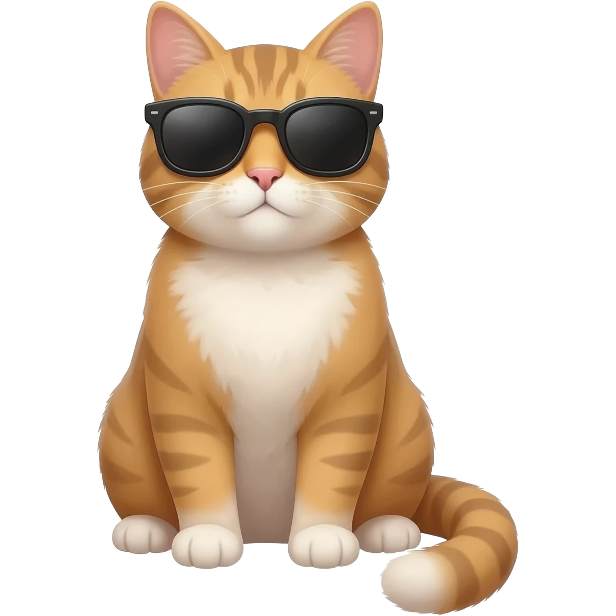 Cat wearing sunglasses emoji