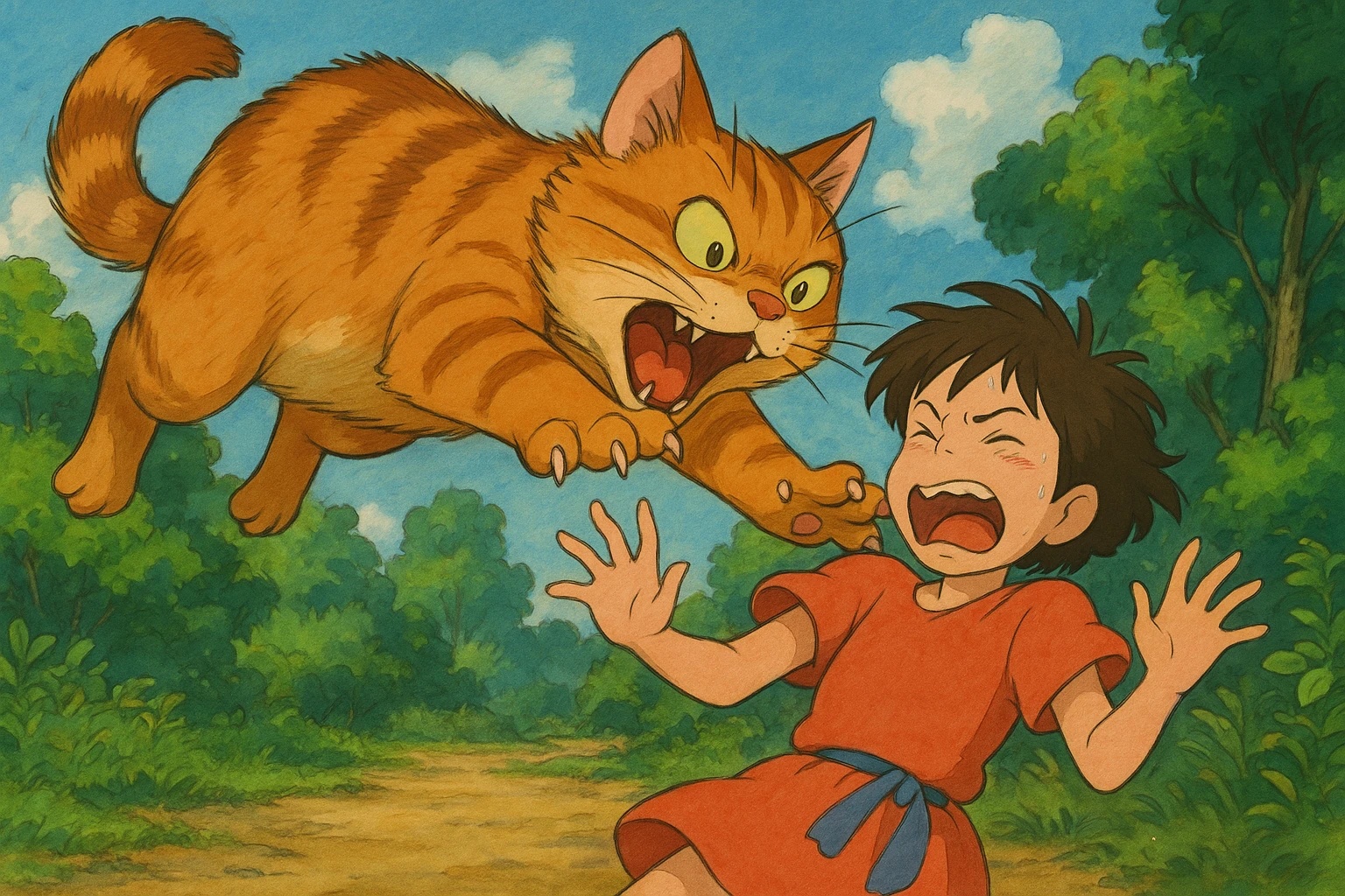 cat attack emoji