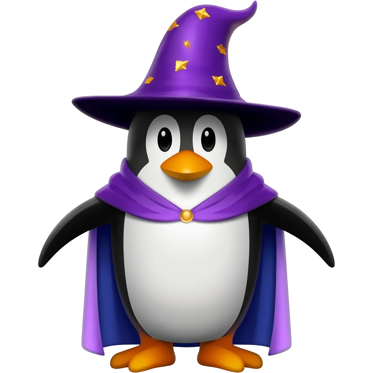 Penguin Wizard emoji