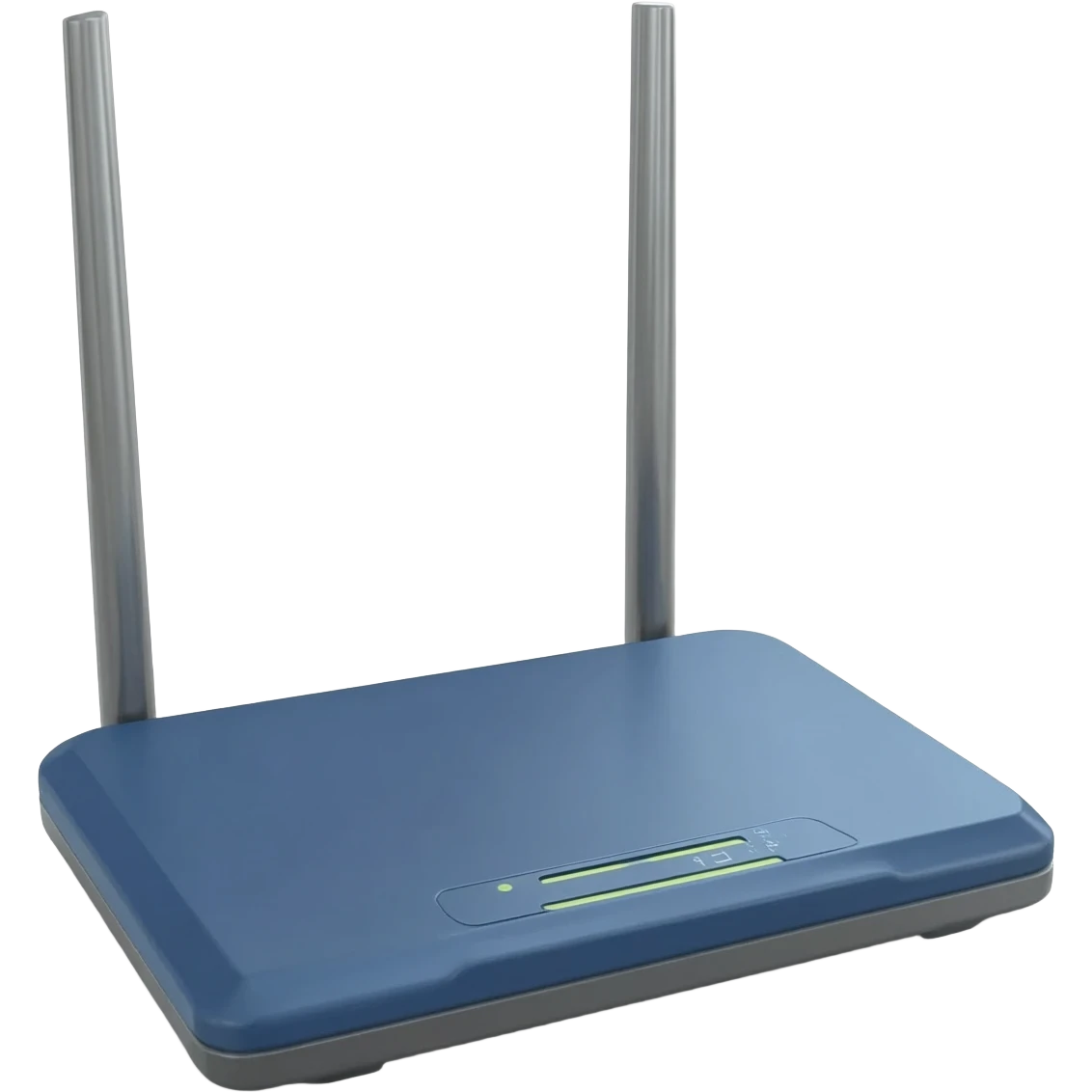 a wifi router with strong arms emoji