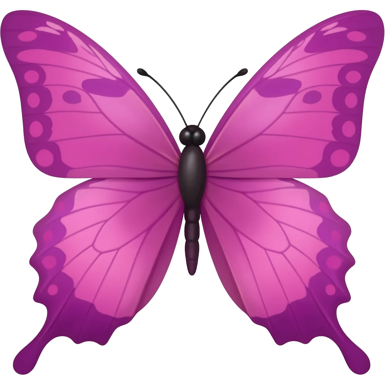 Pink burtfly emoji