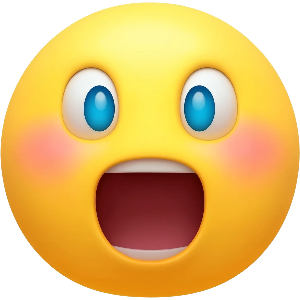 A normal emoji face with yellow giving a reaction of Ooooo I got it emoji