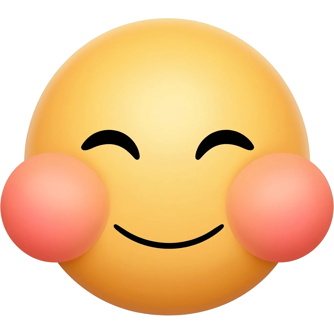 Puffed out cheeks emoticon stock vector emoji