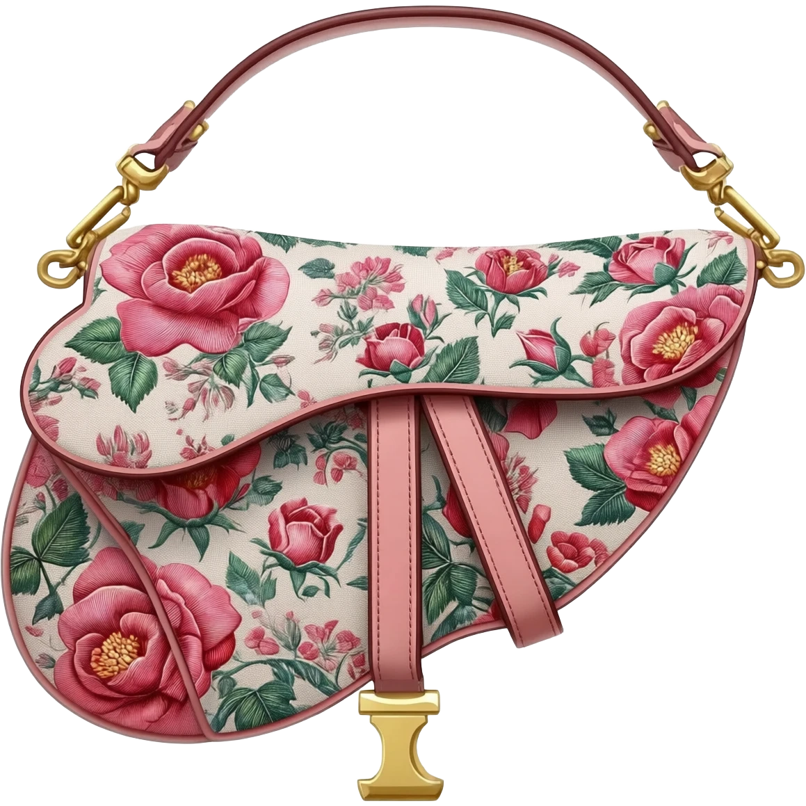floral dior saddle bag emoji