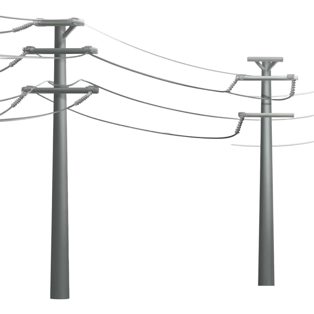 grey electricity power lines emoji