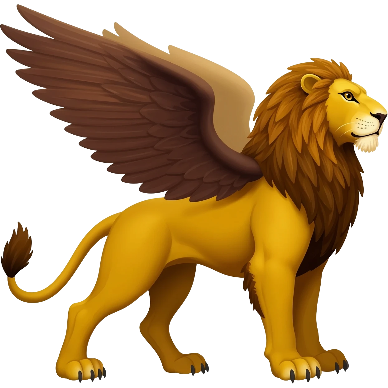 griffin. half lion half eagle wing emoji