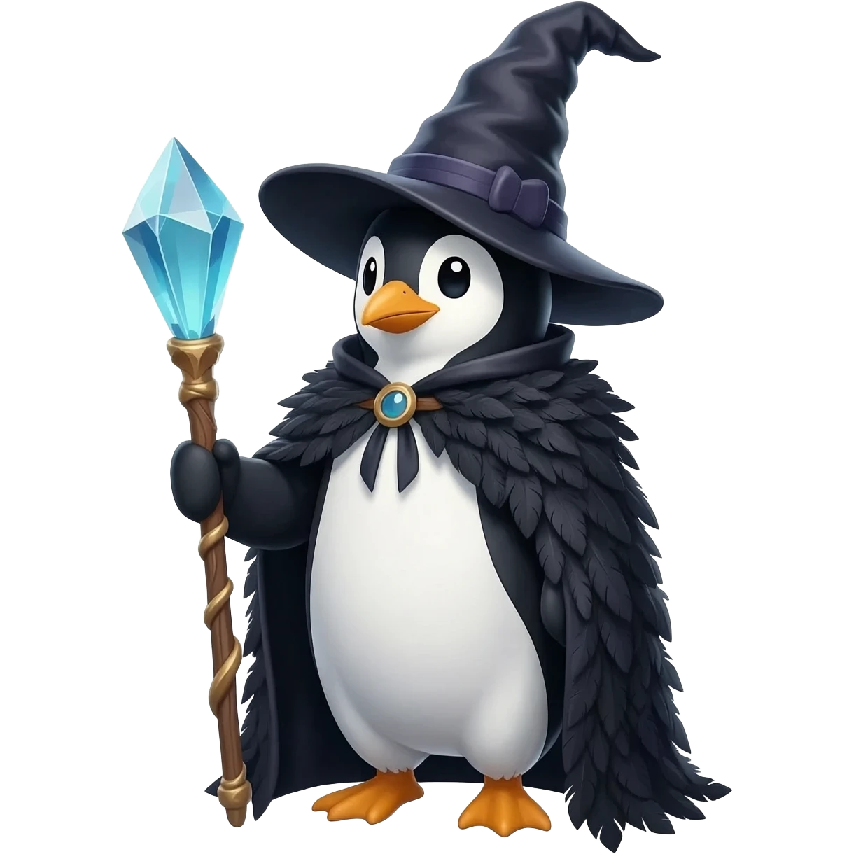Penguin Wizard emoji