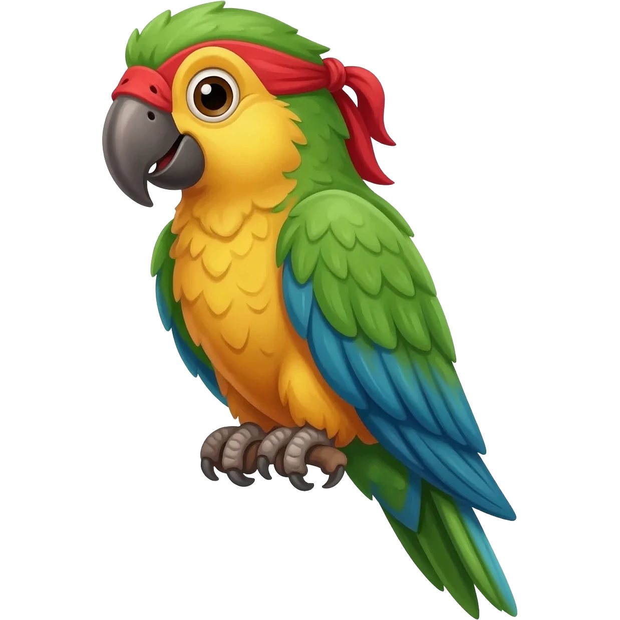 pirate and parrot emoji