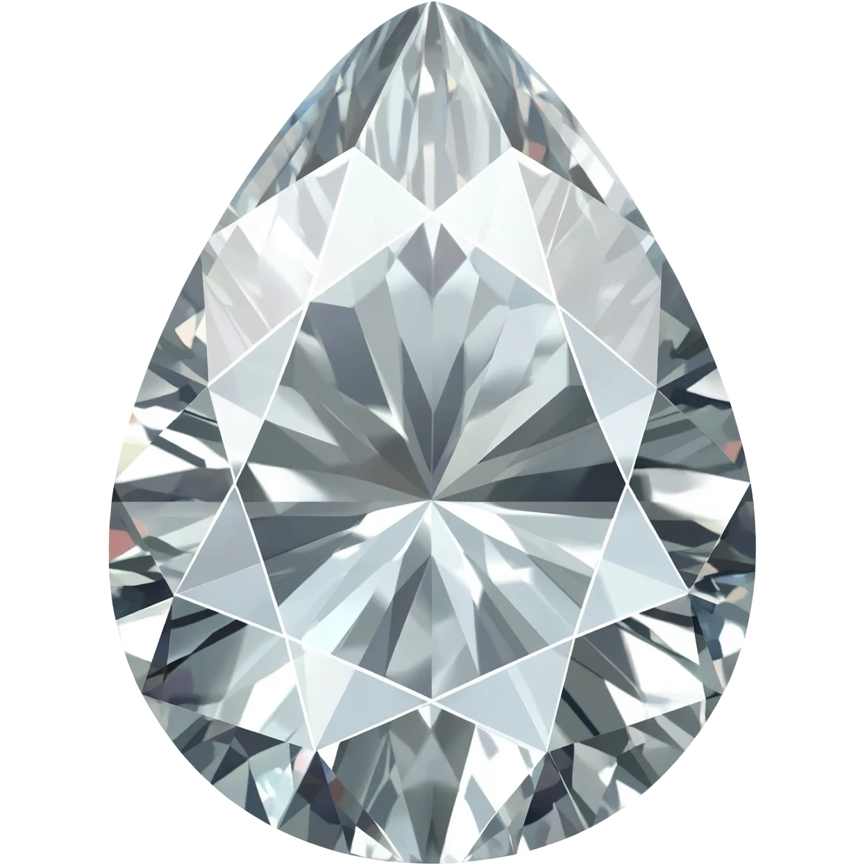 pear shaped diamond emoji
