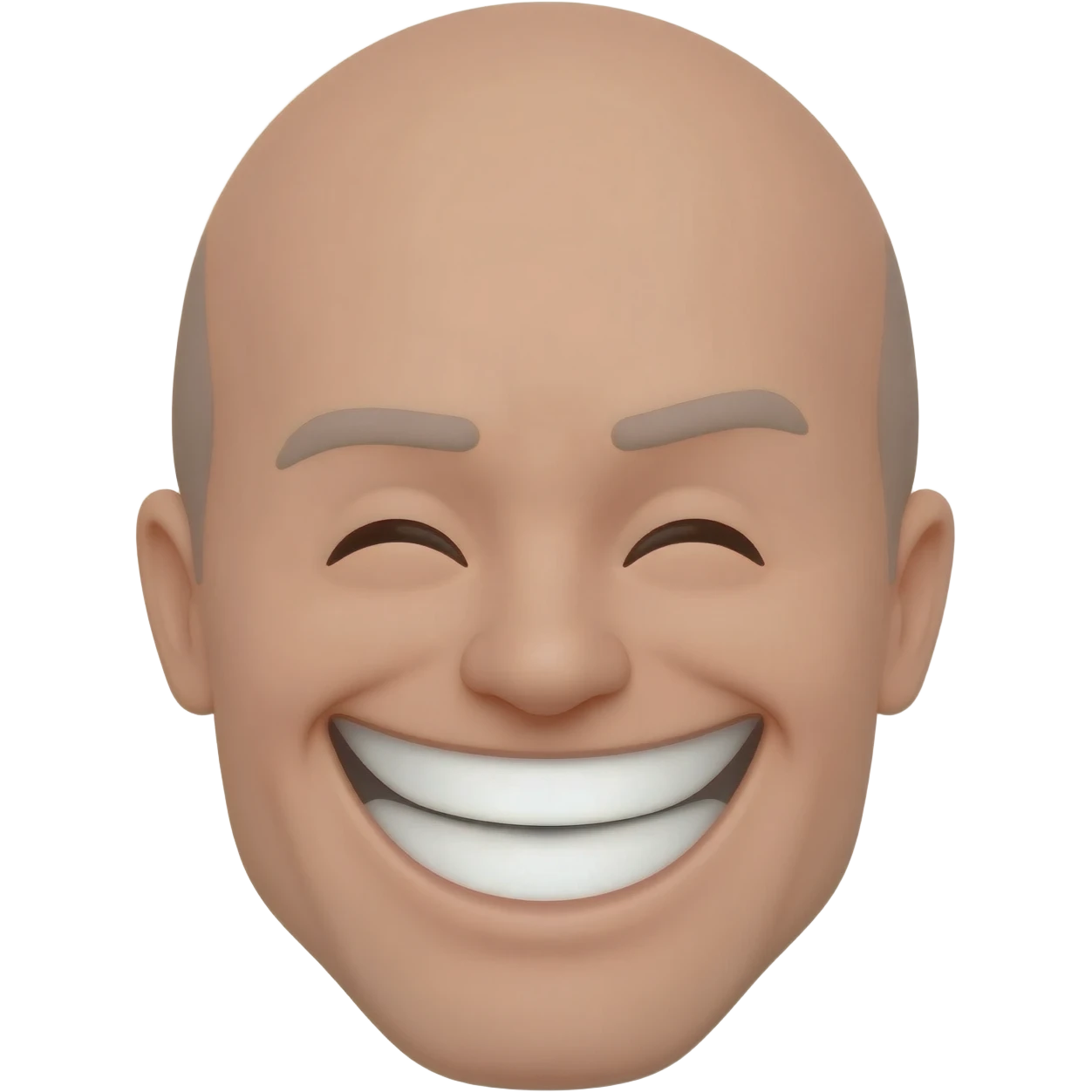 in hillarious in funny position emoji