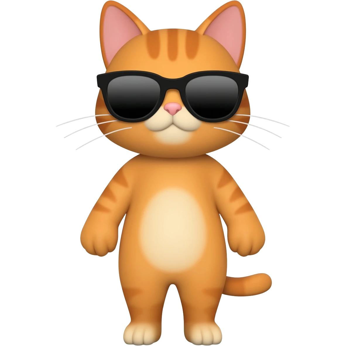 Cat wearing sunglasses emoji