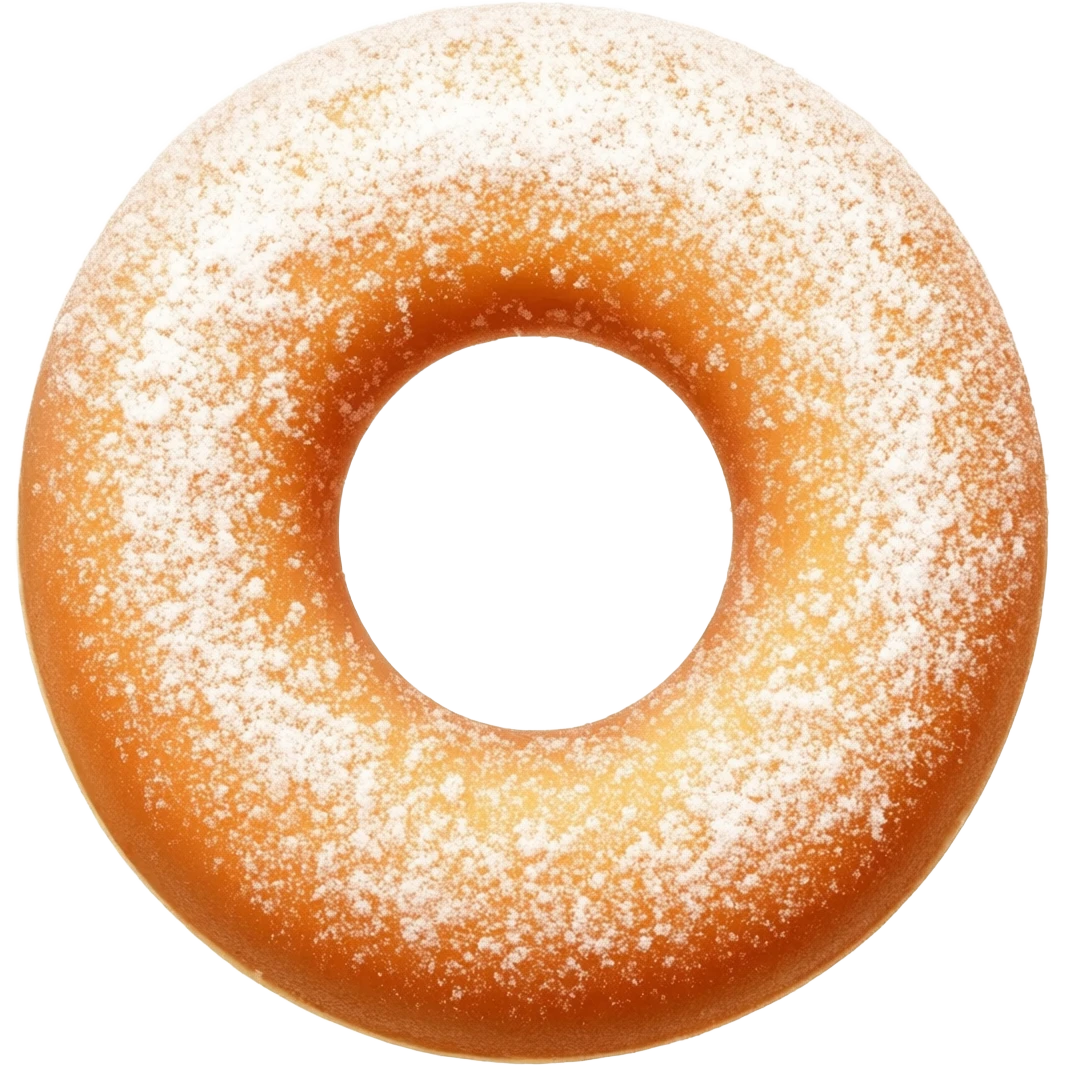 berliner ohne loch mit Zucker emoji