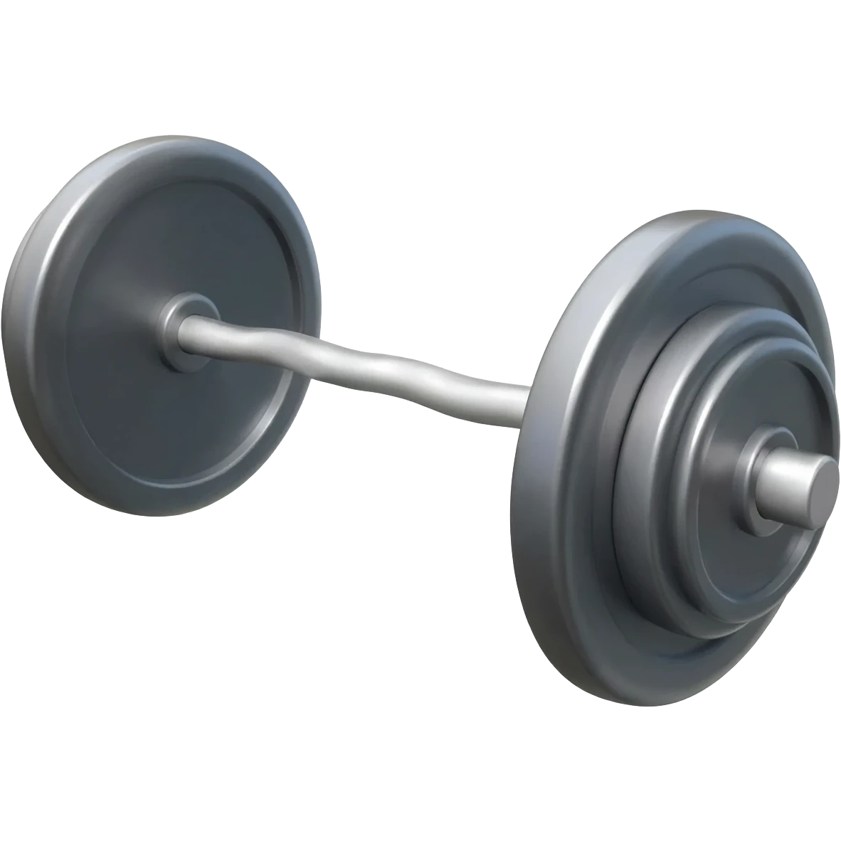 A barbell with some weights emoji