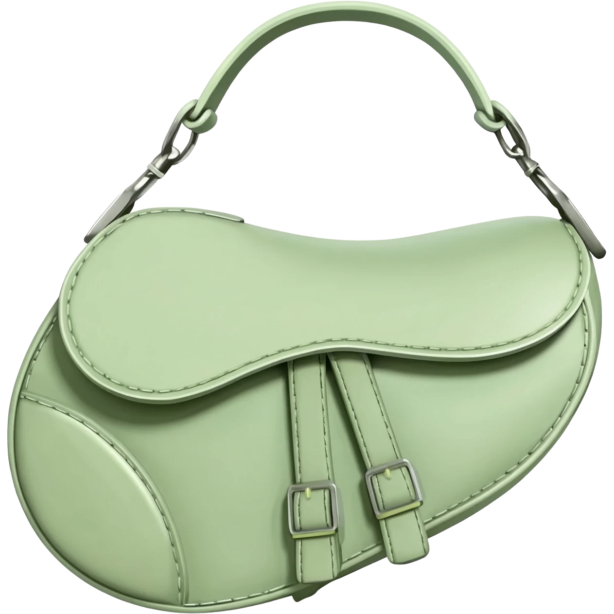 light green dior saddle bag emoji