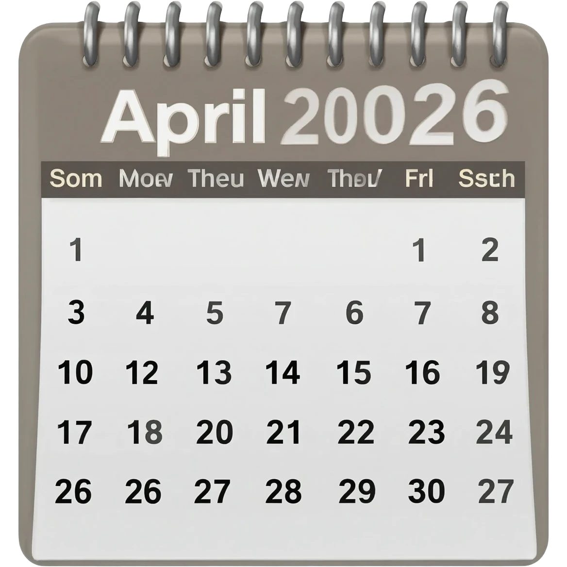 Countdown April 2026 LGOAF 21 days! emoji