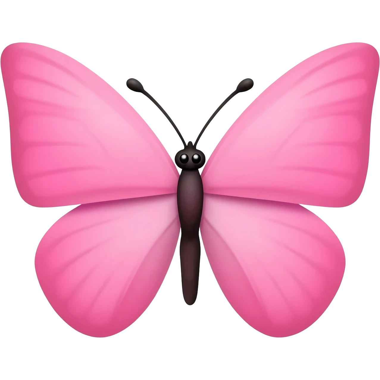 Borboleta rosa emoji
