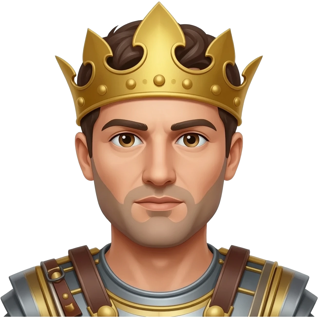 Alexander great with crown emoji