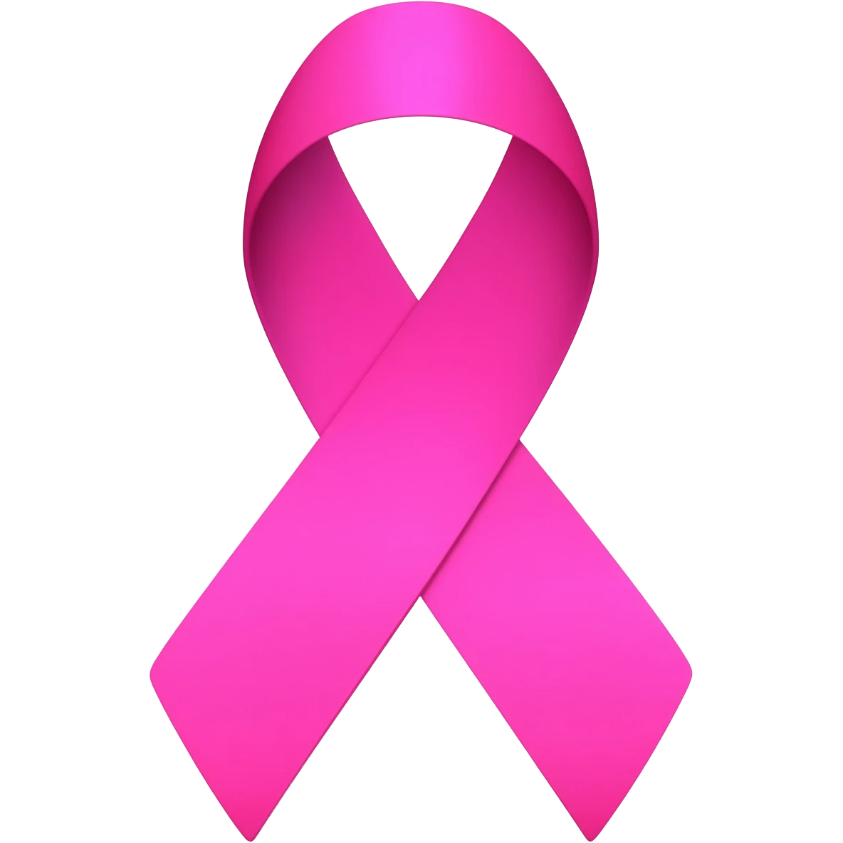 pink breast cancer ribbon emoji
