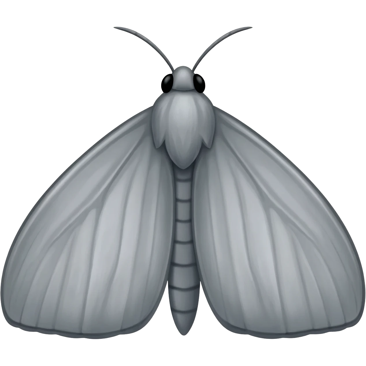 Grey moth emoji emoji