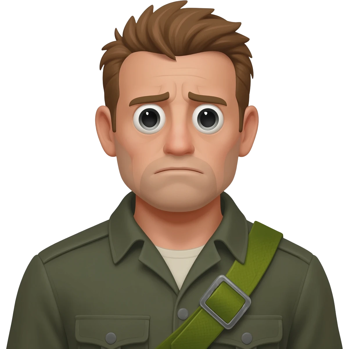 Grenadier green bandolier fatigue emoji