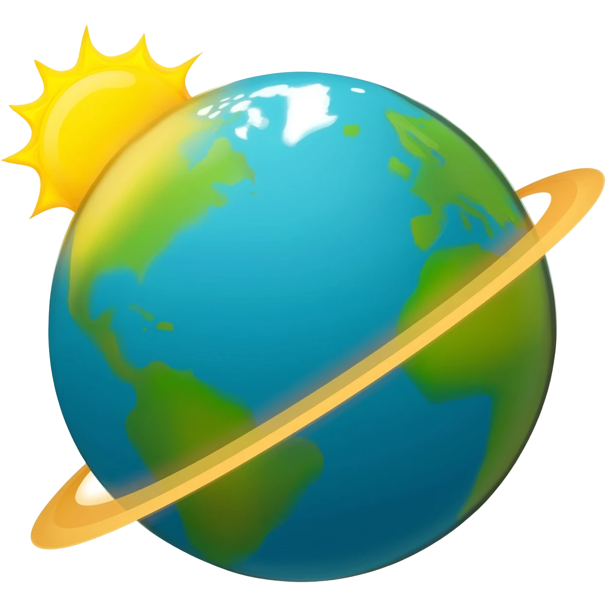 Orbit around the sun emoji