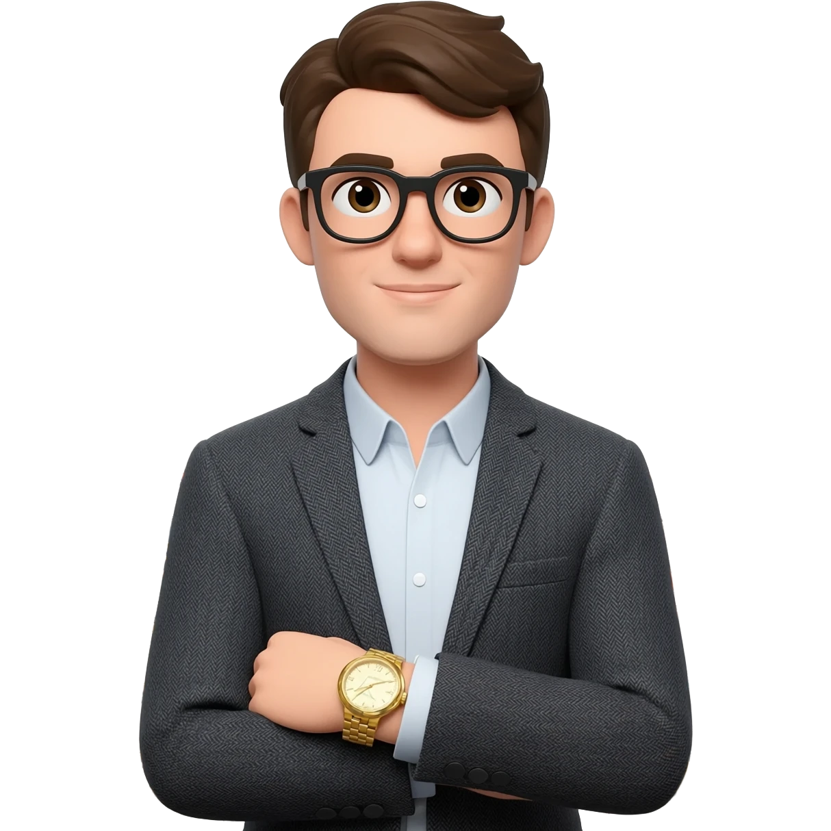 rich nerd with glasses emoji