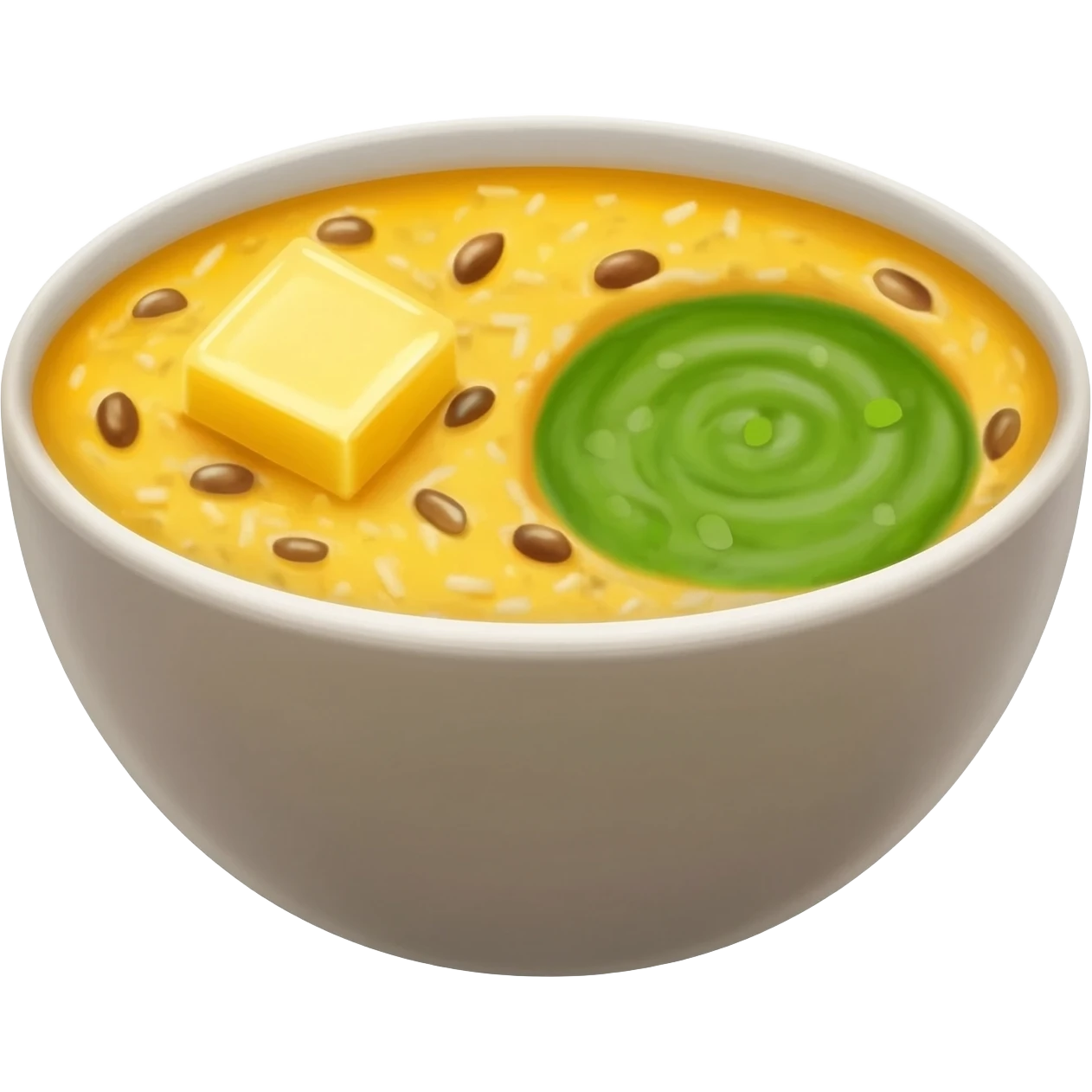 Ven Pongal with Ghee & Chutney emoji