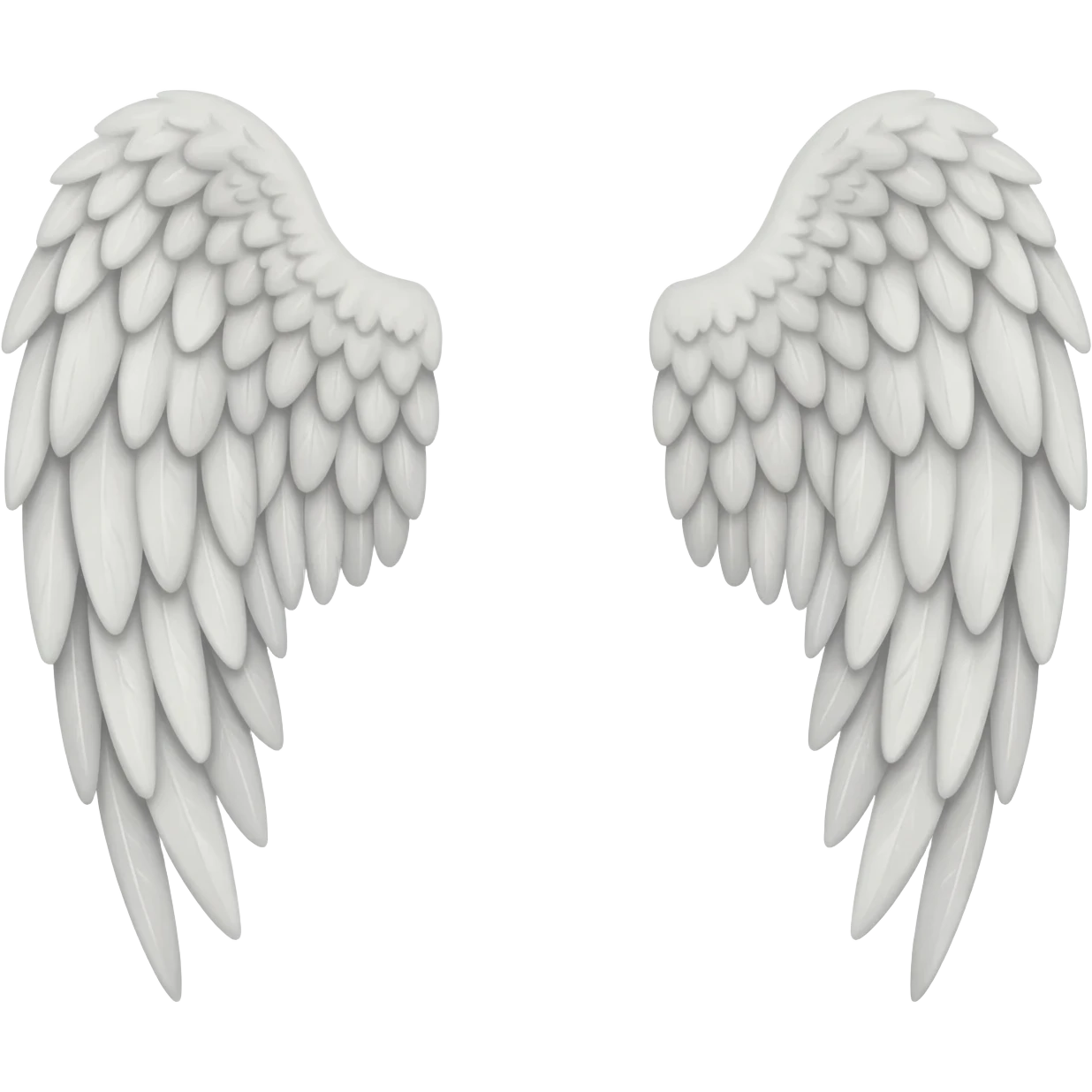 Can you make 2 angel wings left and right emoji