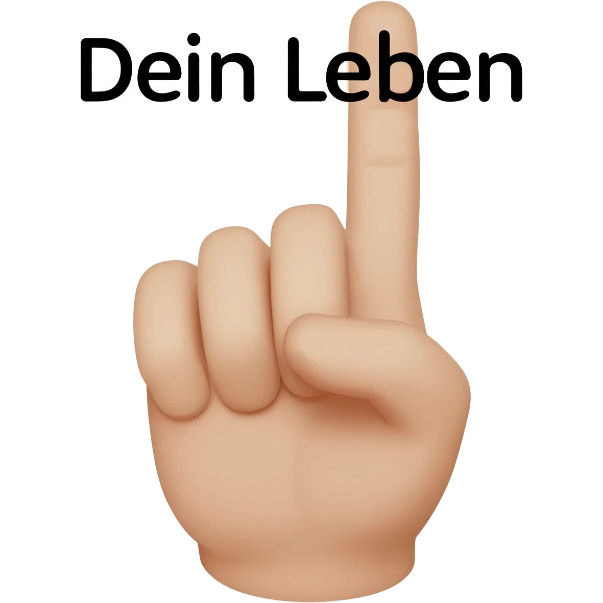 Finger You "Dein Leben" emoji