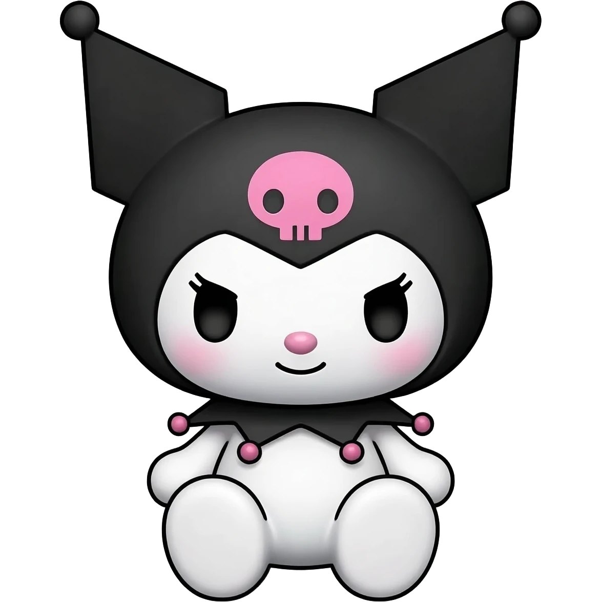 Kuromi sanrio characters "cute and bright" emoji