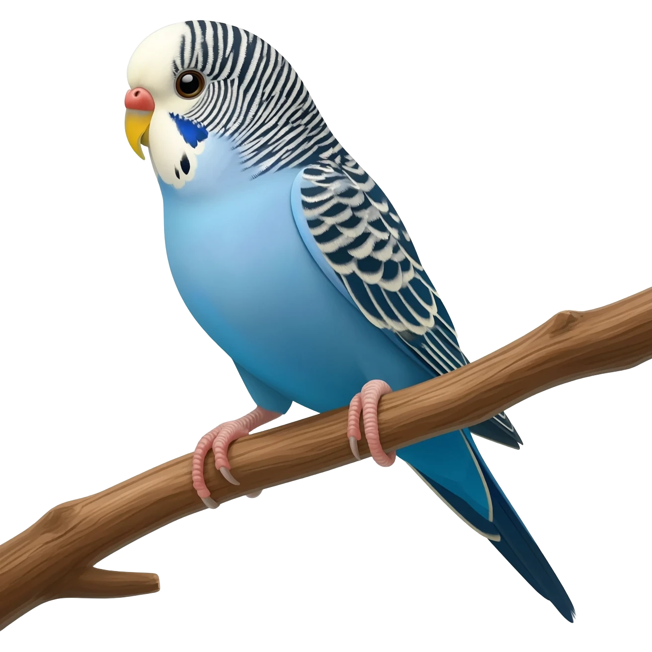 Blue budgie emoji