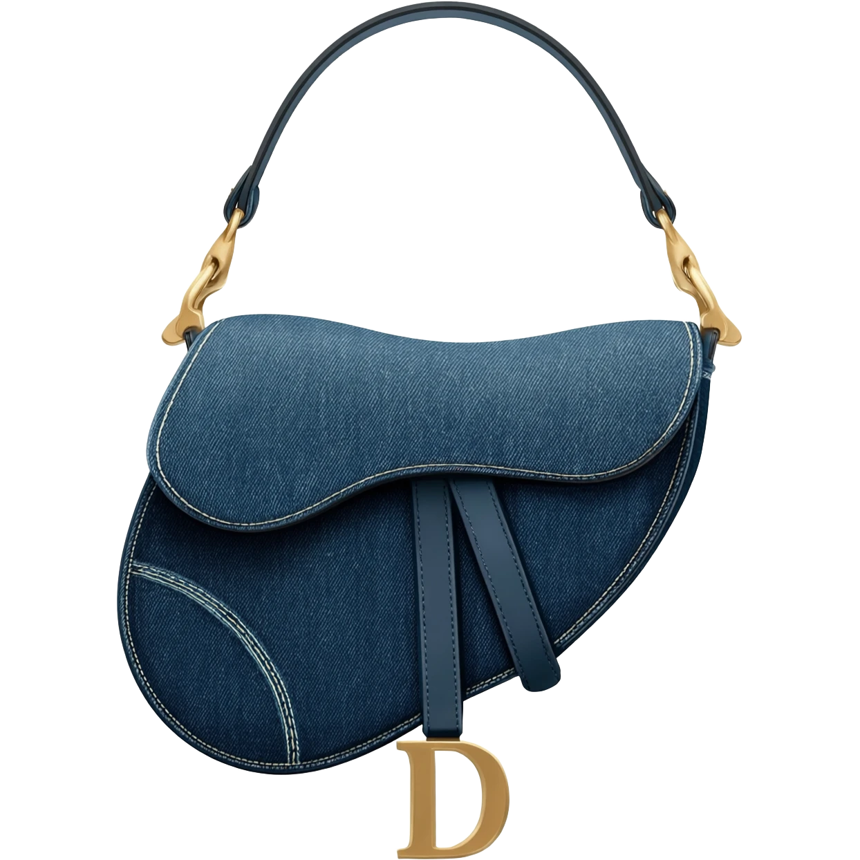 dior denim saddle bag emoji