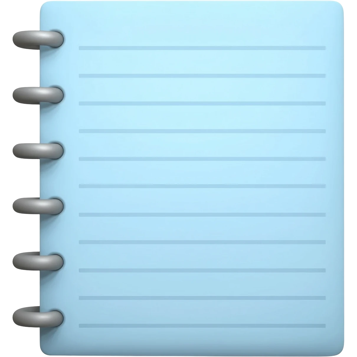blue planner emoji