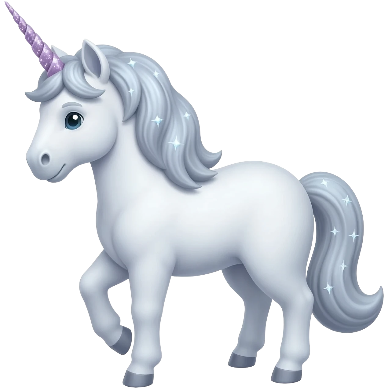whispering unicorn emoji