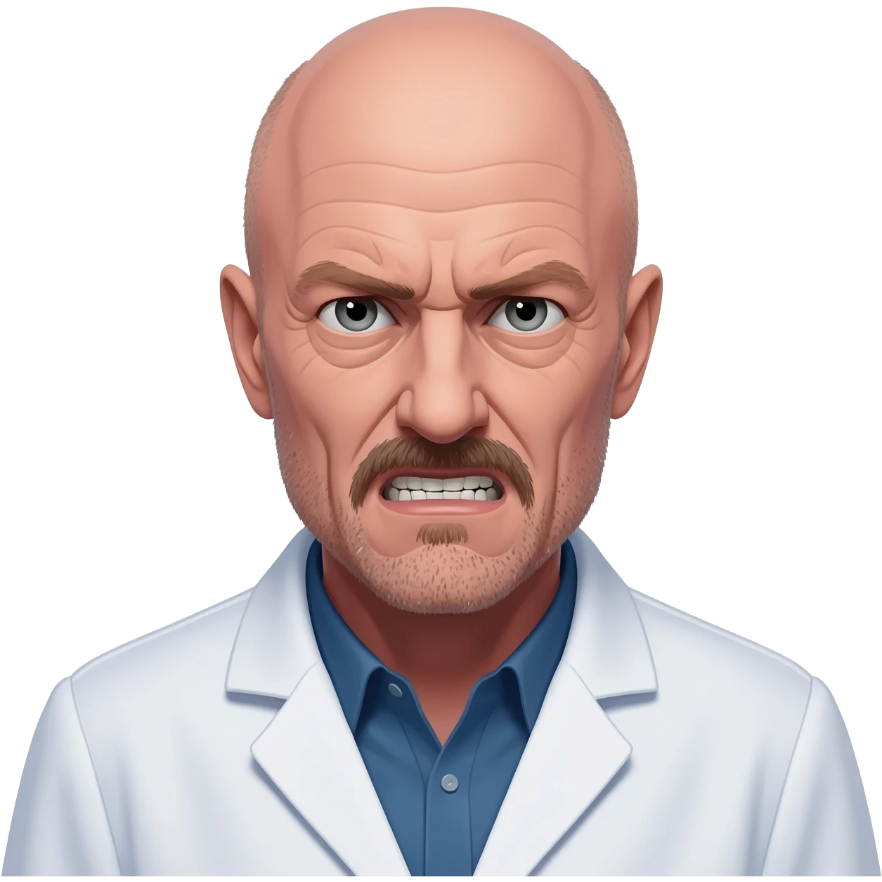 breaking bad walter white very angry mag enraged emoji