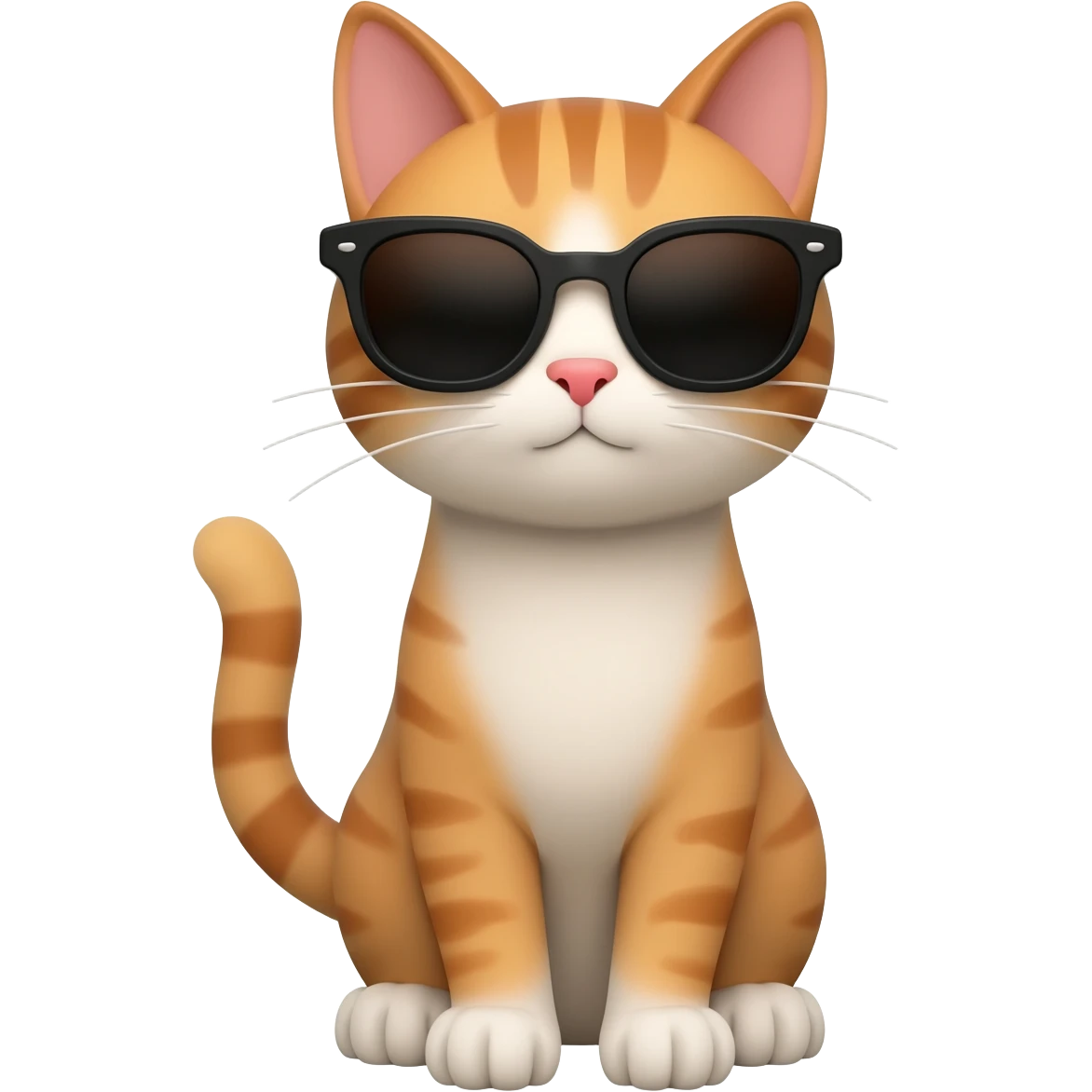 Cat wearing sunglasses emoji