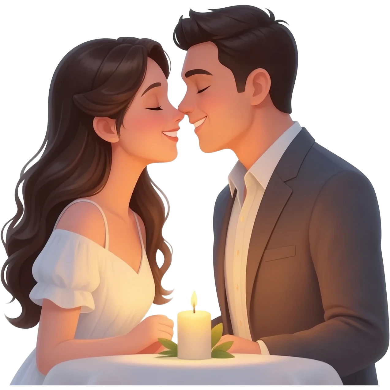 we're no strangers to love emoji