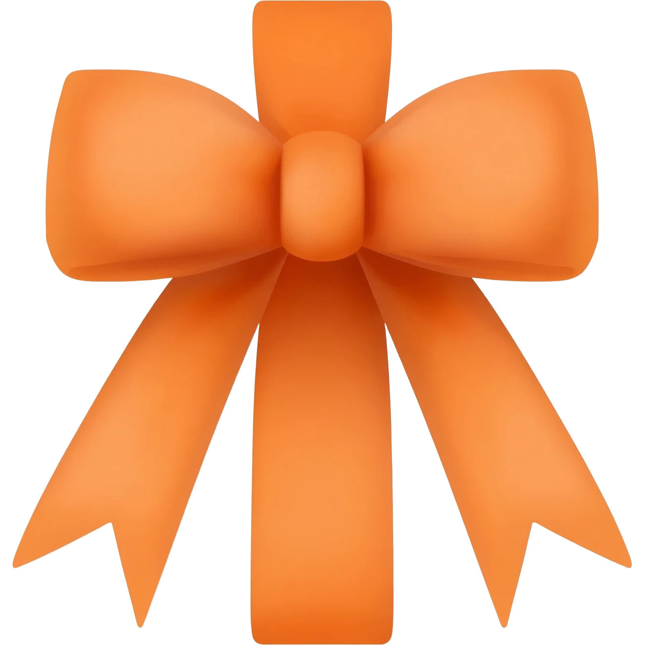orange ribbon emoji