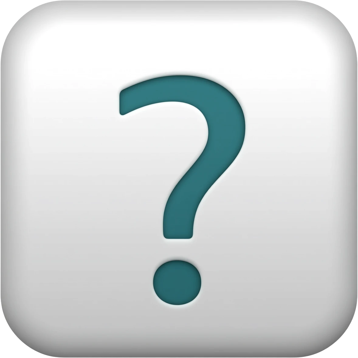 interrogación emoji