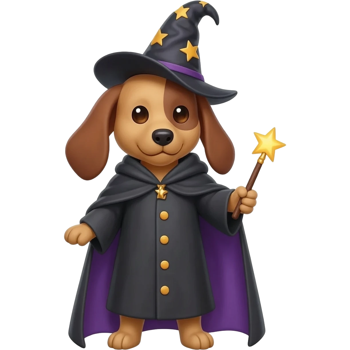 Dog wizard emoji