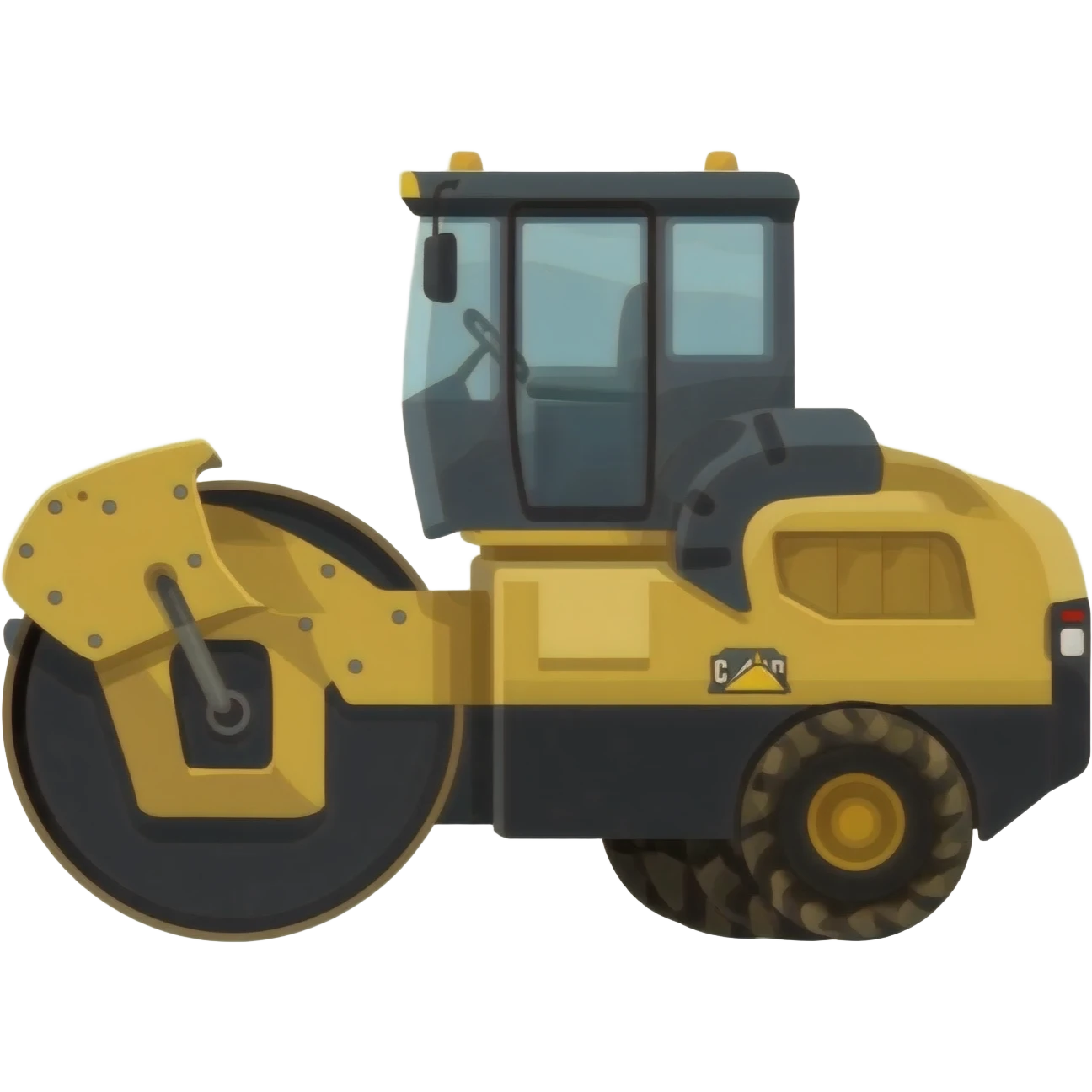 Caterpillar asphalt paver emoji