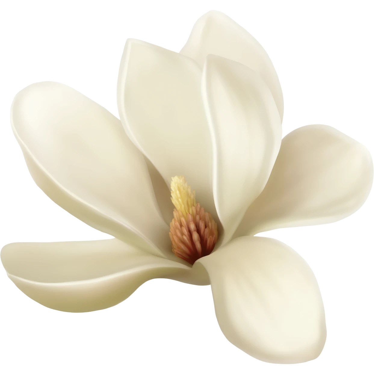 magnolia-flower-with-soft-white-and-light-beige-petals-on-a-plain emoji