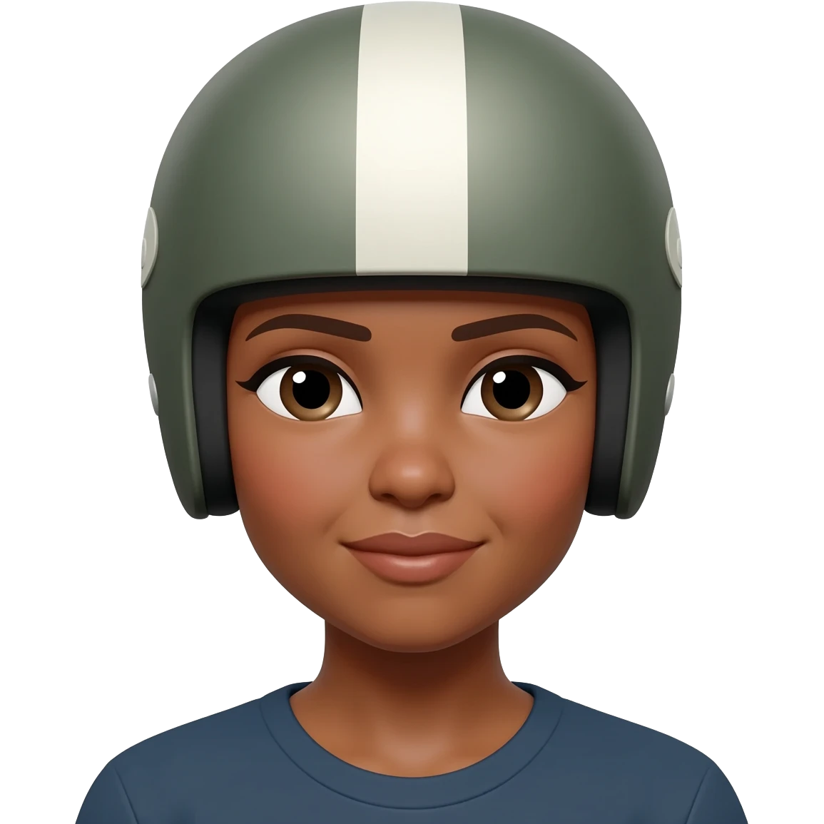 Gonemili Grace porte un casque sur la tête emoji