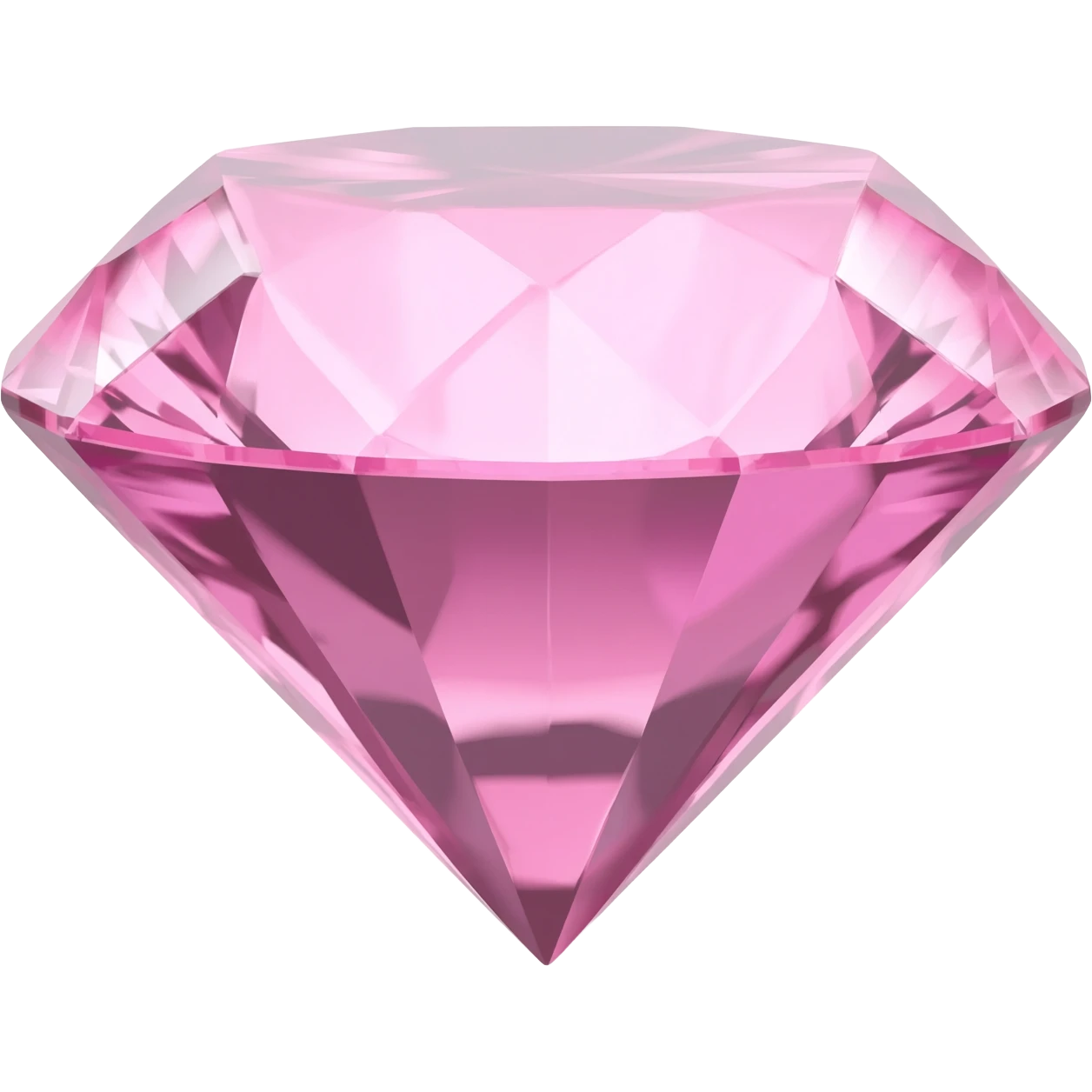 A pink diakond emoji