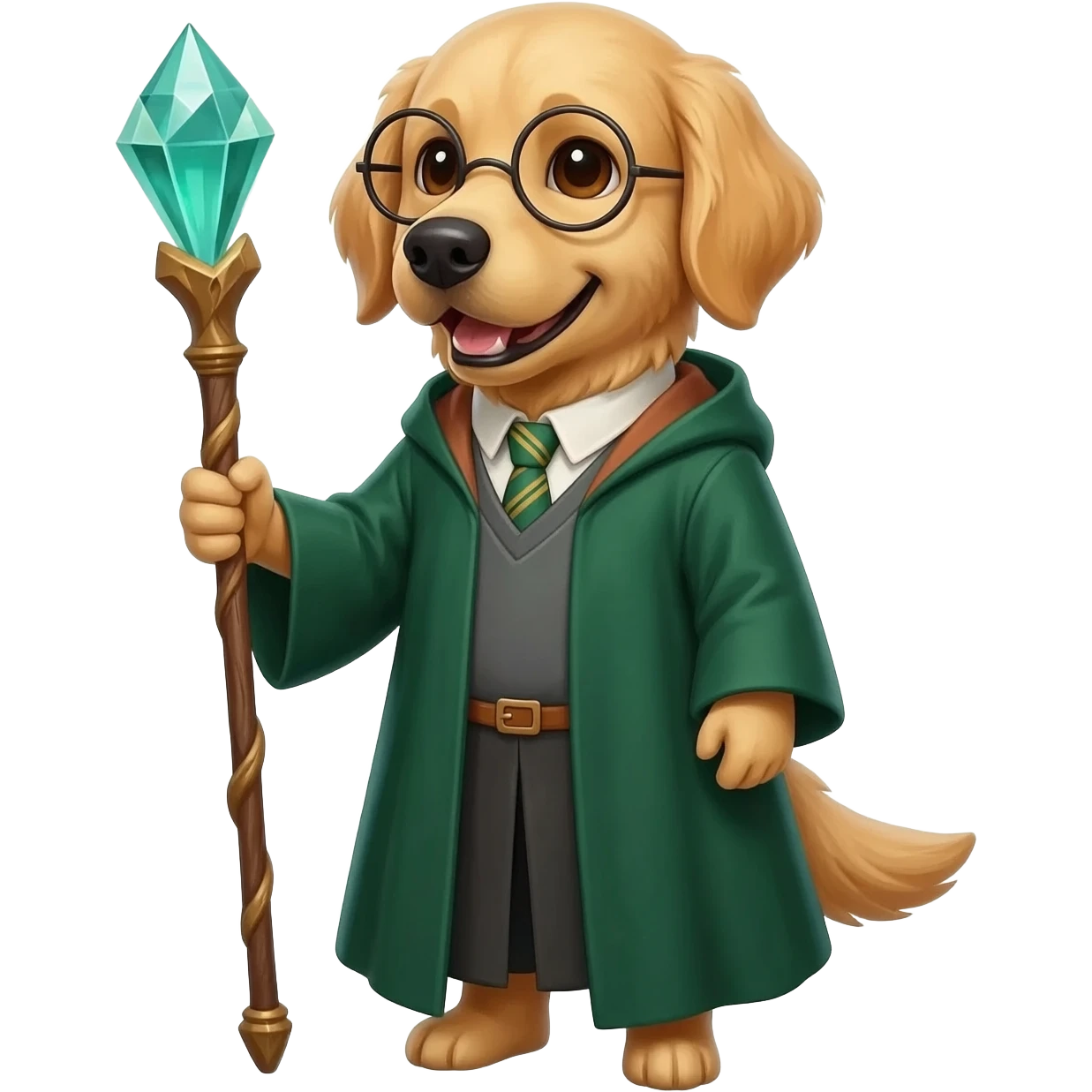 Dog wizard emoji