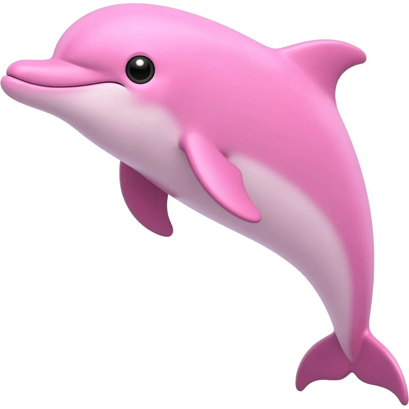Pink dolphin emoji