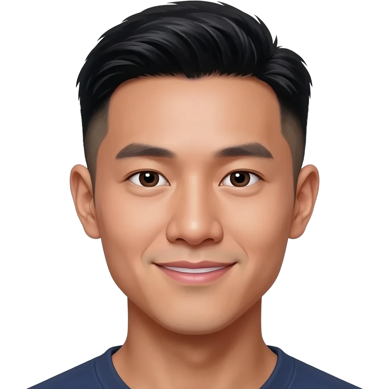 Filipino korean man fade hair cut 25 year old  emoji