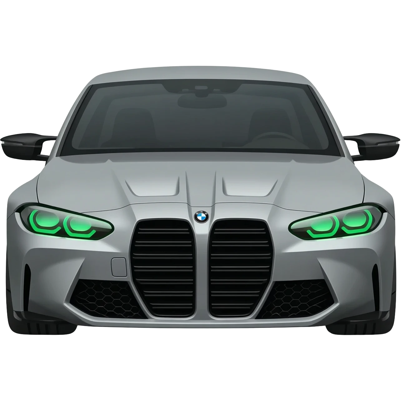 Bmw m3 cs signal green front emoji