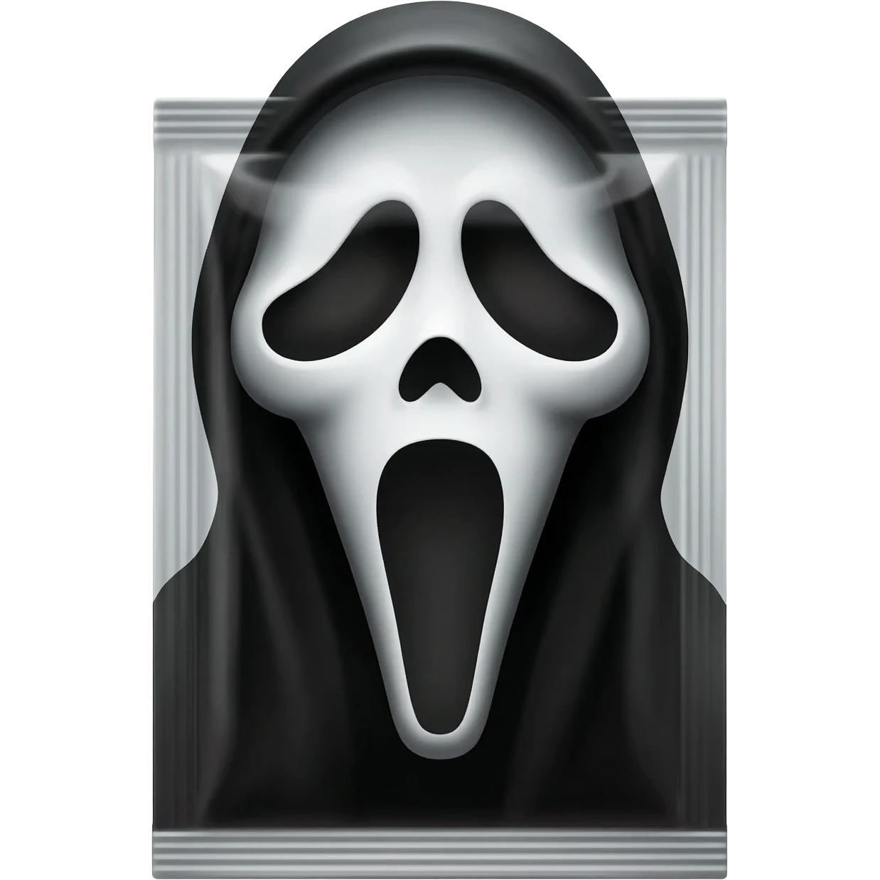 Ghostface's packet of coffee emoji